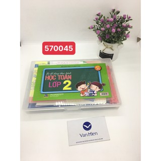 Bộ đồ dùng thực hành học toán lớp 2 Mới 203 chi tiết - Nhật Hoa Minh