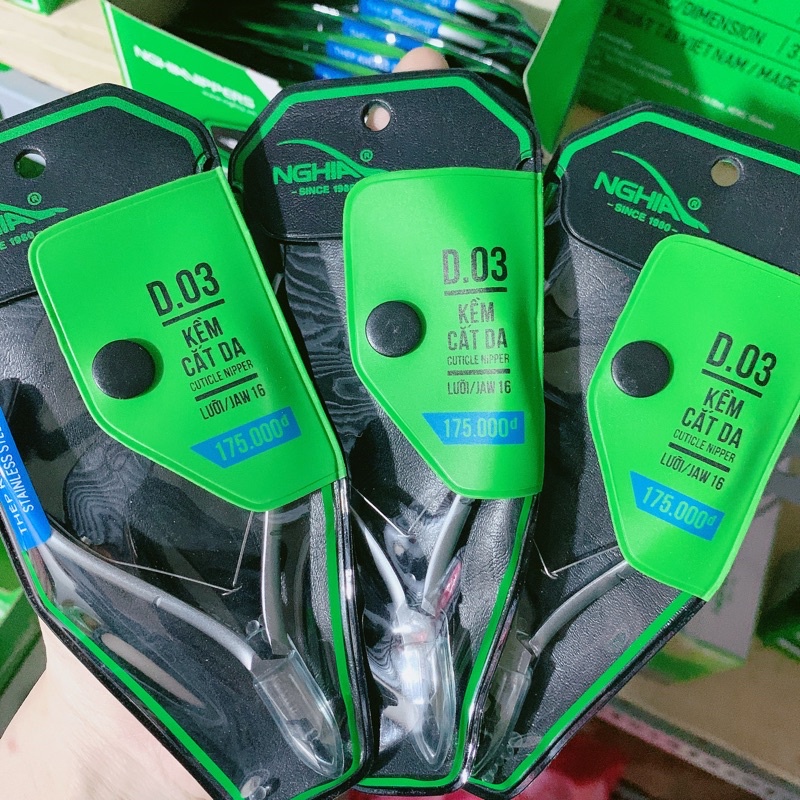Kềm Nghĩa cắt da inox D03, Kìm Nghĩa D03