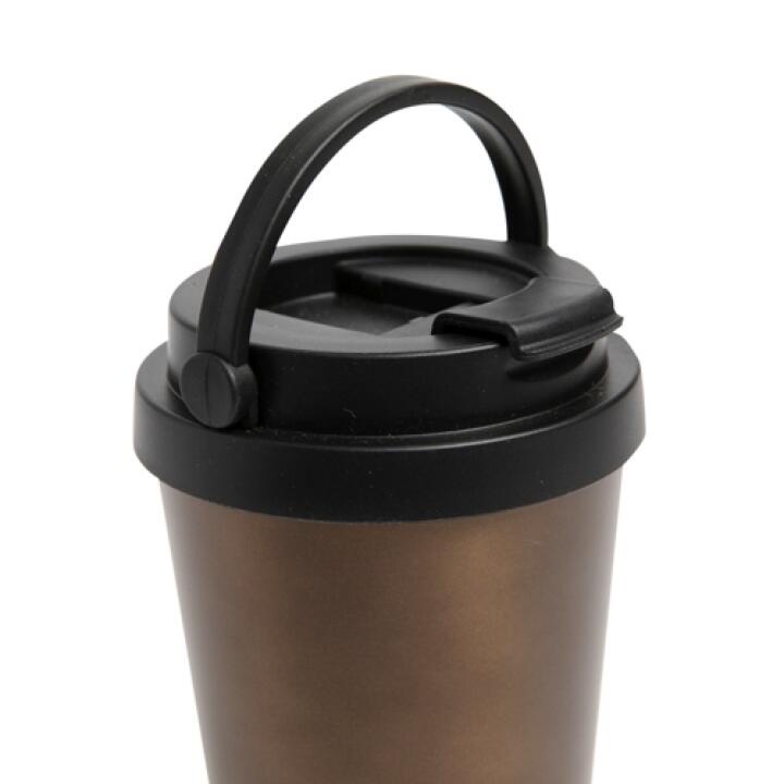 Bình Đựng Nước Tumbler ARTBOX Hàn Quốc Có Tay Cầm Màu Nâu Uống Cafe