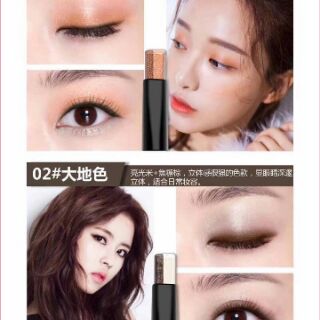PHẤN MẮT THỎI NOVO 2 LINE STEREO TWO LINE EYE SHADOW