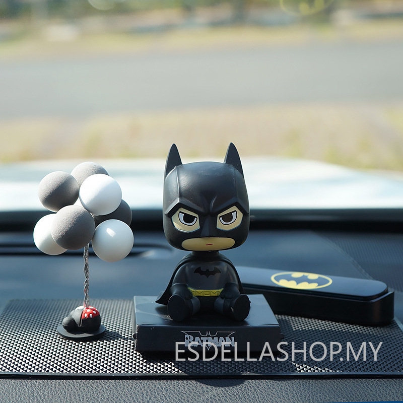 Mô Hình Búp Bê Captain America Hoạt Hình Lắc Đầu Tạm Thời Trang Trí Xe Hơi