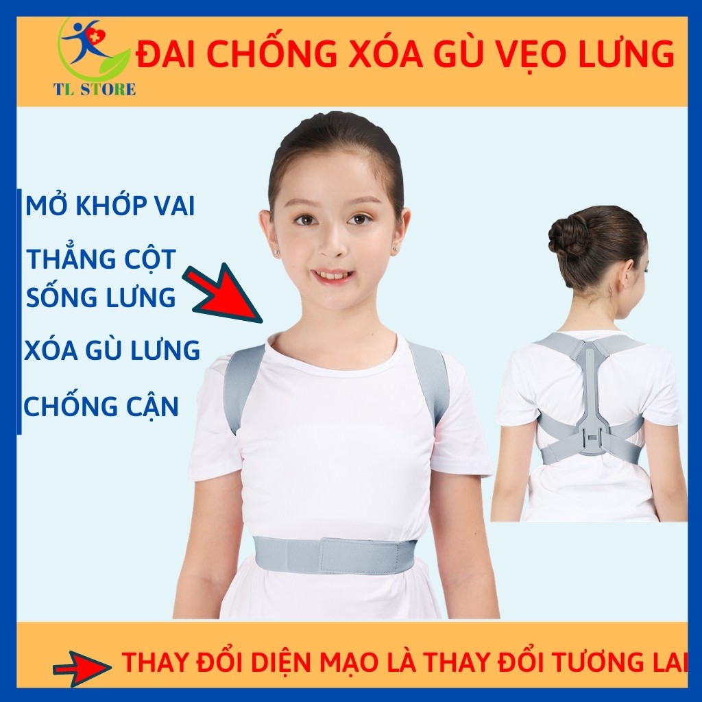 Đai chống xóa gù vẹo lưng dành cho trẻ em - thay đổi ngoại hình là thay đổi tương lai con bạn