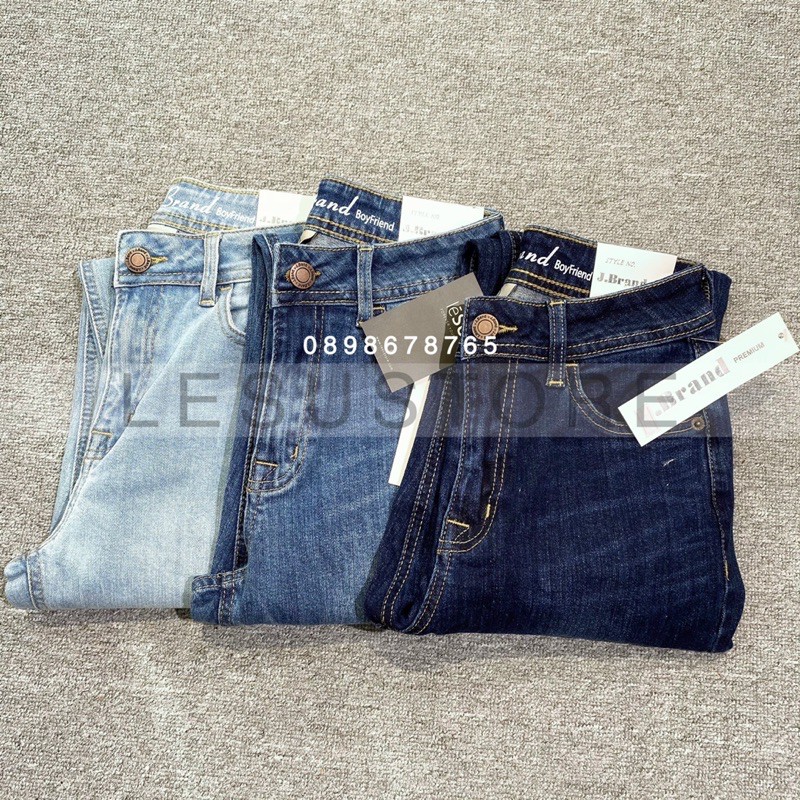 ẢNH TỰ CHỤP Quần Jeans Boyfriend Trơn