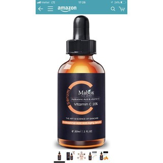 Serum Vitamin C Mabox 20% 30ml