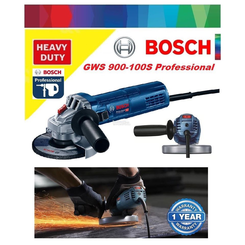 MÁY MÀI GÓC BOSCH GWS 900-100S 100MM