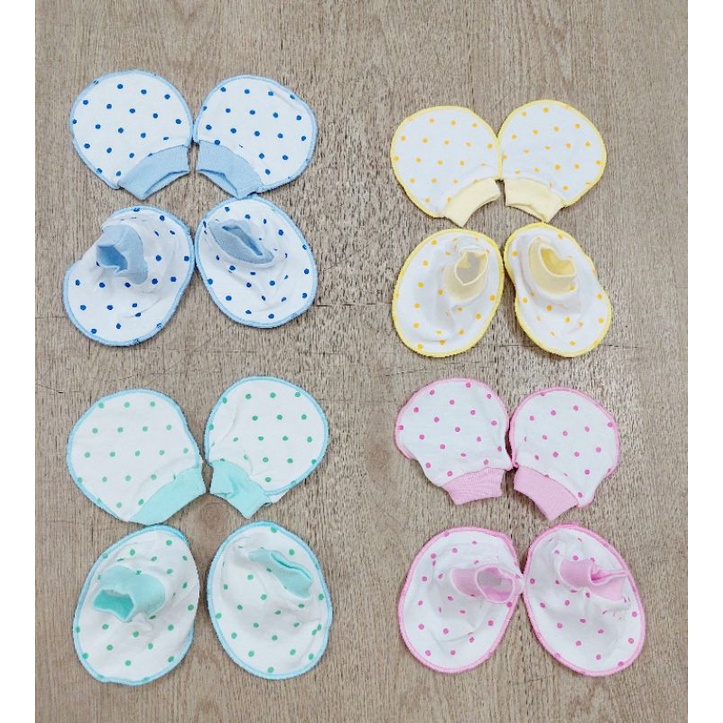 Bao tay chân Hotga  bo viền cho bé sơ sinh