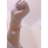 Vòng Tay Chỉ Đỏ May Mắn Mix Cỏ 4 Lá Siêu Đẹp Siêu Dễ Thương