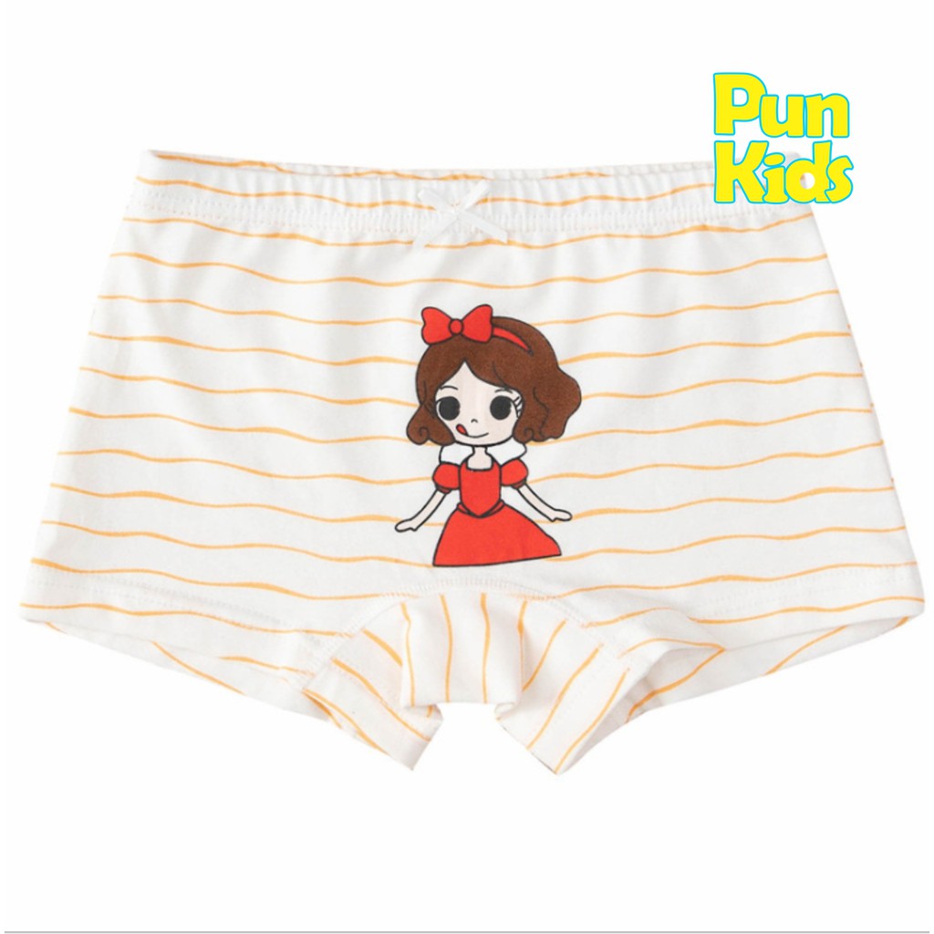 Set 5 Quần Lót Cotton Bé Gái Thời Trang Công Chúa Nhiều Màu Ngỗ Nghĩnh Size Từ 1-12 Tuổi