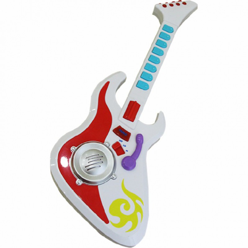 Đàn guitar vui nhộn Rock &amp; Roll Winfun 2054 - đồ chơi âm nhạc phát triển giác quan giai đoạn đầu đời cho bé