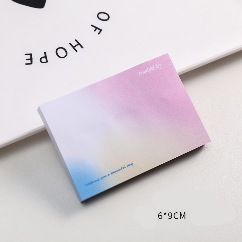Giấy note Ghi Chú Màu gradient Sáng Tạo Cho Học Sinh / Văn Phòng giấy note vintage giấy dán ghi chú giấy ghi chú dễ thương giấy note cuộn