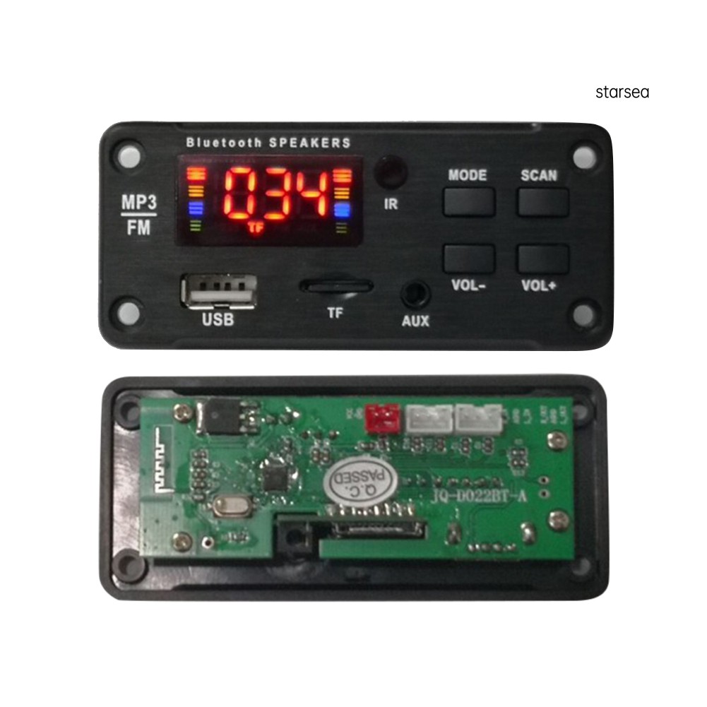 Mô Đun Giải Mã Âm Thanh MP3 FM Bluetooth Cho Xe Hơi