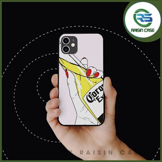 Ốp lưng điện thoại xs max silicon chống bẩn chống sốc in hình bia corona nhé anh GIR072100069