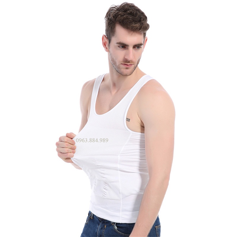 Áo ba lỗ định hình vùng bụng A.125 co dãn tốt cho anh em định hình vùng bụng, mang đẹp hơn