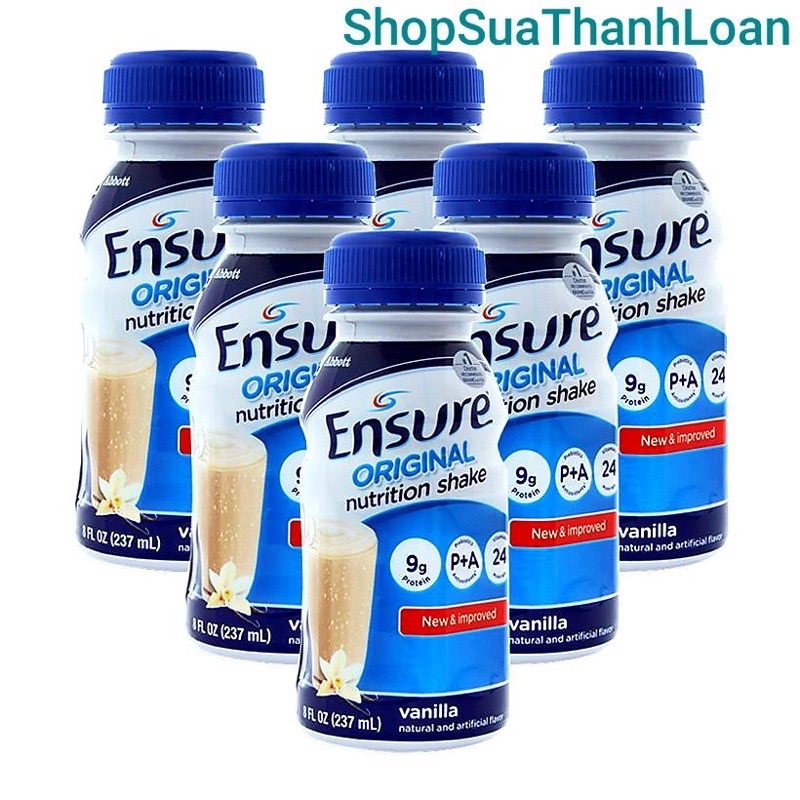 Sữa ensure nước 24 chai 237ml