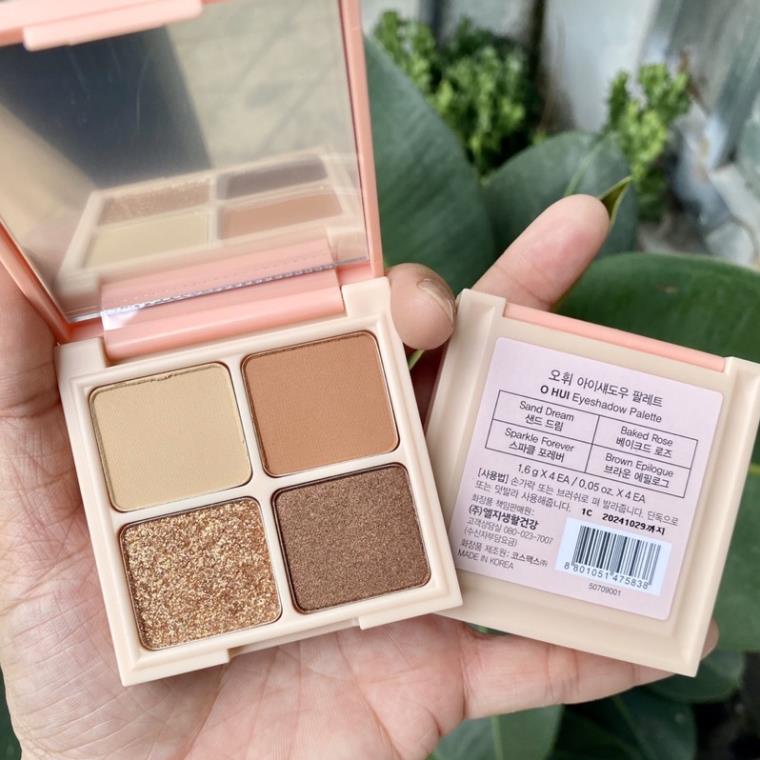 Phấn mắt OHUI Real Color 4 Eye Shadow 4 màu date 2024