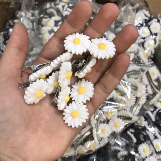 KẸP TÓC 2 HOA CÚC - combo 5 cái