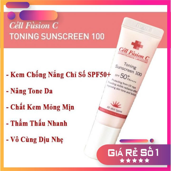 ❤️Kem chống nắng Cell Fusion C Laser / Clear / Toning Suncreen Đỏ / Hồng❤️ | BigBuy360 - bigbuy360.vn