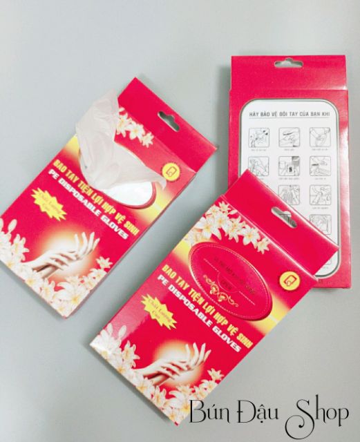Găng Tay Nilon Dùng 1 Lần