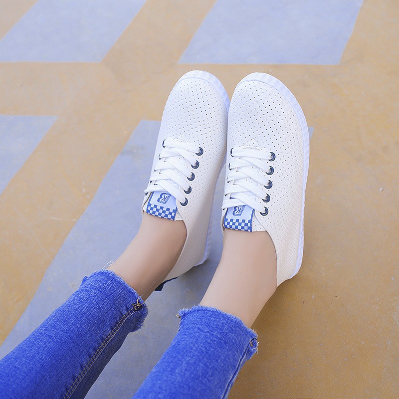 [ NEW FASHION] Giày Màu trắng Giày Sneaker Nữ NEDA1637 Thiết Kế Lạ Mắt, Thời Trang