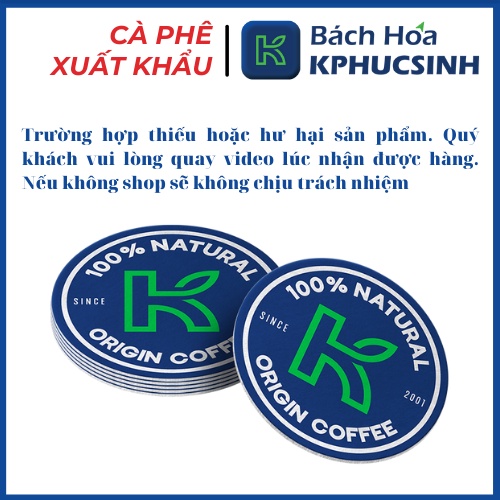 Cà phê rang xay xuất khẩu k ho1   500g/gói Kphucsinh | BigBuy360 - bigbuy360.vn