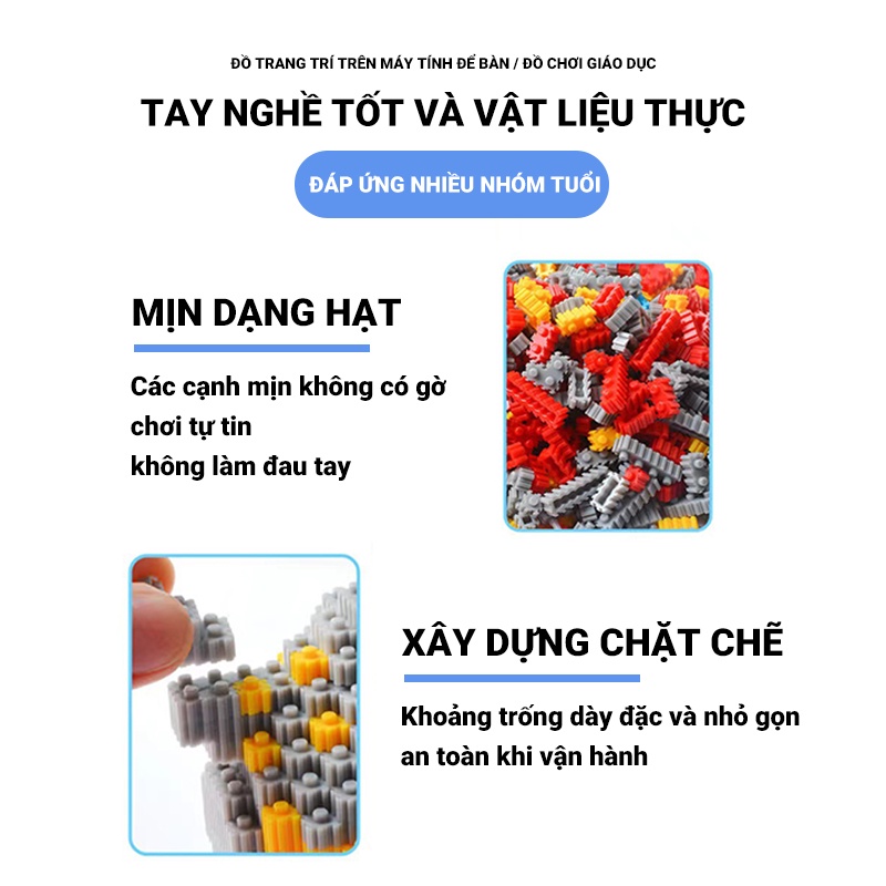 Mới Bộ Đồ Chơi Lắp Ráp Gấu Violent Bears Cho Bé