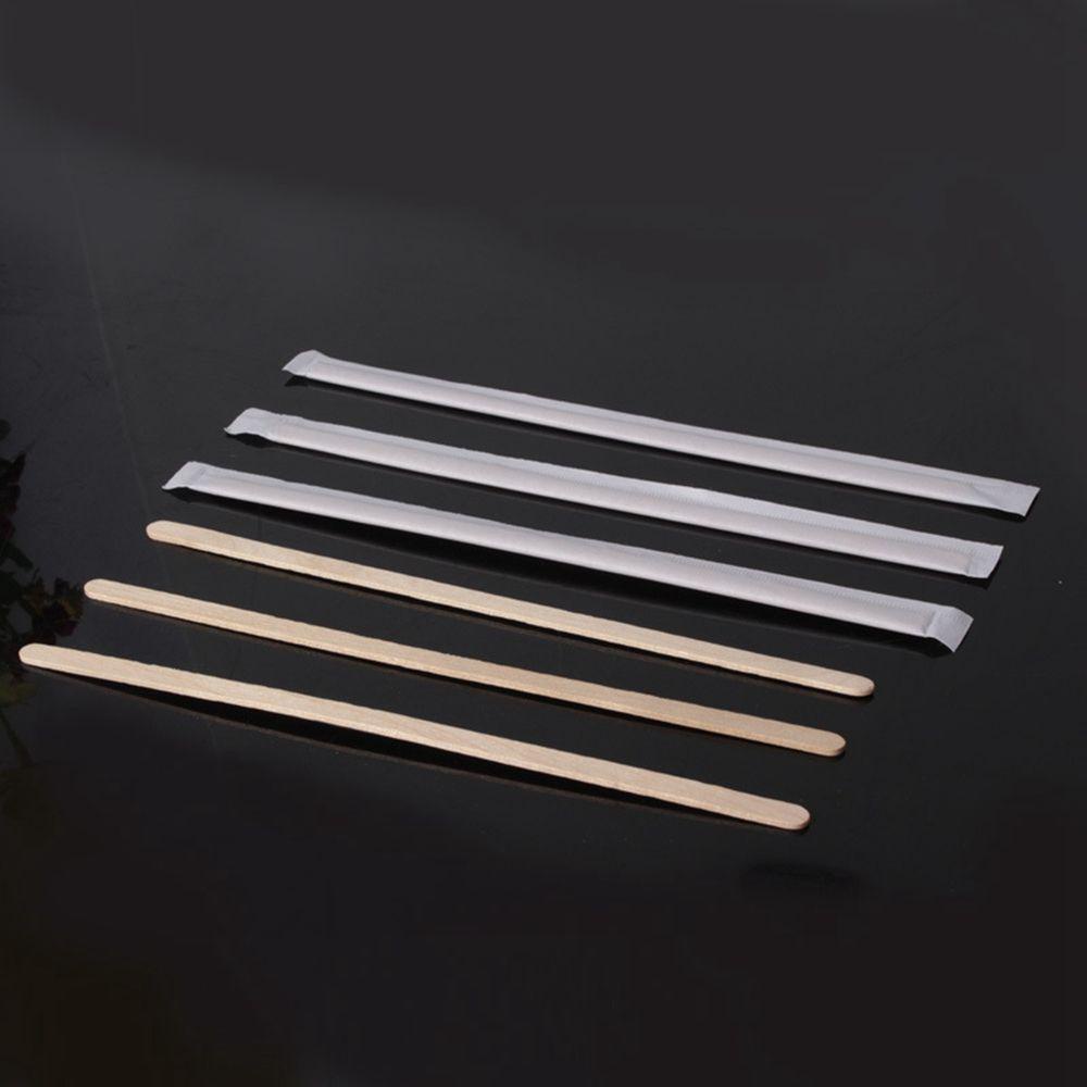 Bộ 100 Que Gỗ Khuấy Đồ Uống Nóng Lạnh Phân Hủy Sinh Học