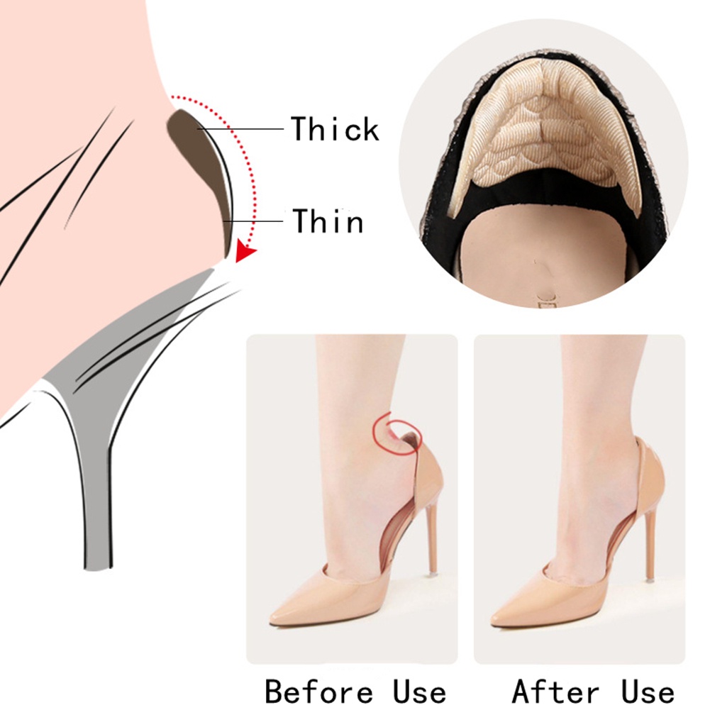 Miếng Dán Giày Cao Gót Bằng Da Tự Dính Chống Trượt Giảm Đau