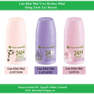 Lăn Khử Mùi YVES ROCHER Pháp ❤️ Hương Thơm Mát Dịu ⚡️ Xách Tay Russia