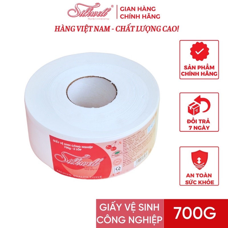 Giấy vệ sinh cuộn lớn 700g