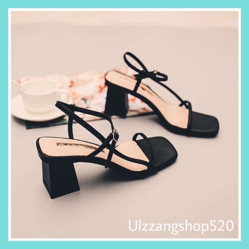 Guốc quai mảnh kiểu dáng Hàn Quốc Ulzzangshop520