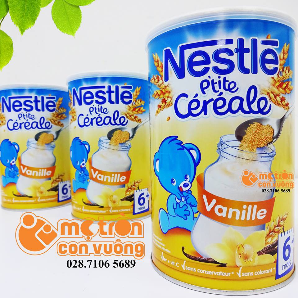 Bột lắc sữa Nestle vị vani (6 tháng+)