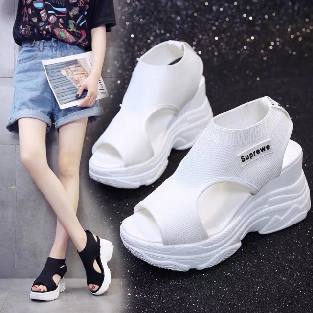 sandal đế xuồng thun hot