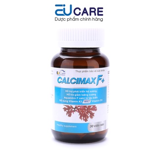 Calcimax F+ EUCARE bổ sung canxi, vitamin D3 K2 MK7 hỗ trợ tăng chiều cao