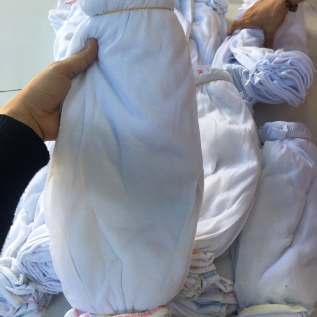 Combo 10 quần dài trắng cho bé có đủ các size