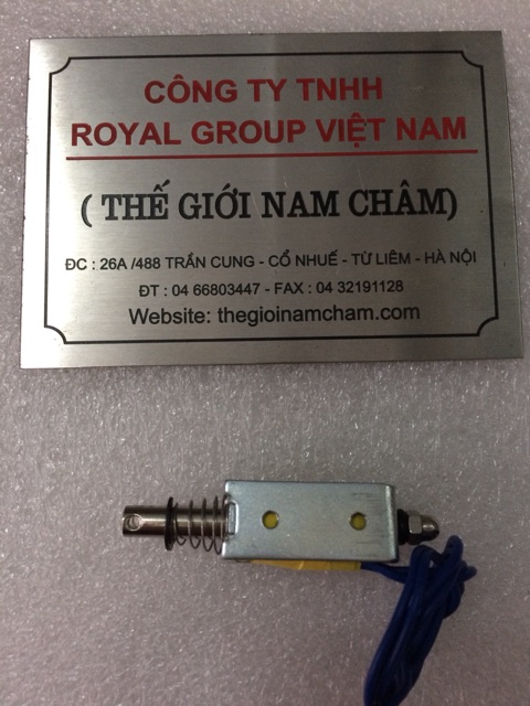 Nam châm chốt cửa 12v