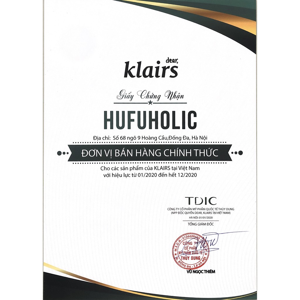 Nước hoa hồng DEAR KLAIRS không mùi dưỡng ẩm Supple Preparation Unscented Toner Supple Preparation Facial Toner  KLAI05 | BigBuy360 - bigbuy360.vn