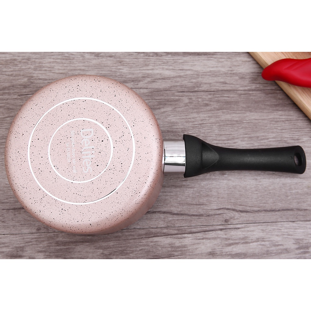 Bộ chảo quánh nhôm nắp kính 14 cm Delites BE011-14