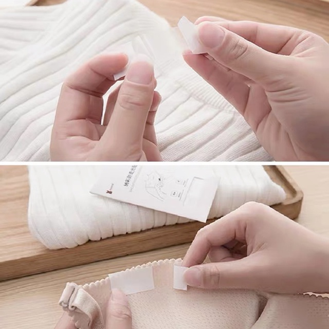 Miếng dán cố định quần áo, băng dính cố định quần áo chống hở - mộc 68 shop