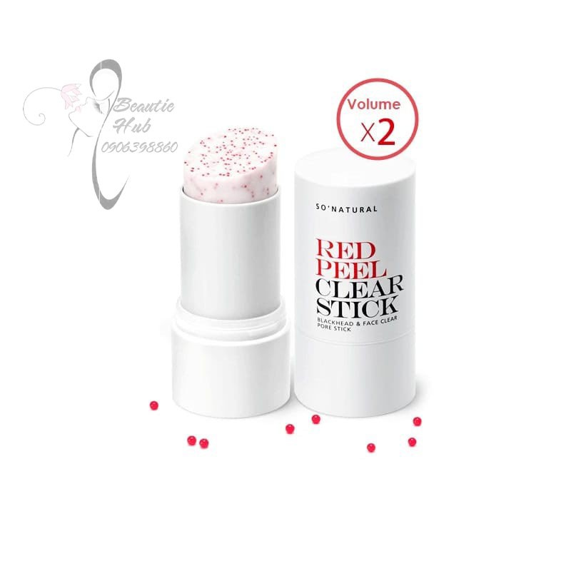 THANH LĂN MỤN ĐẦU ĐEN RED PEEL CLEAR STICK PORE BLACKHEAD & FACE Hàn Quốc