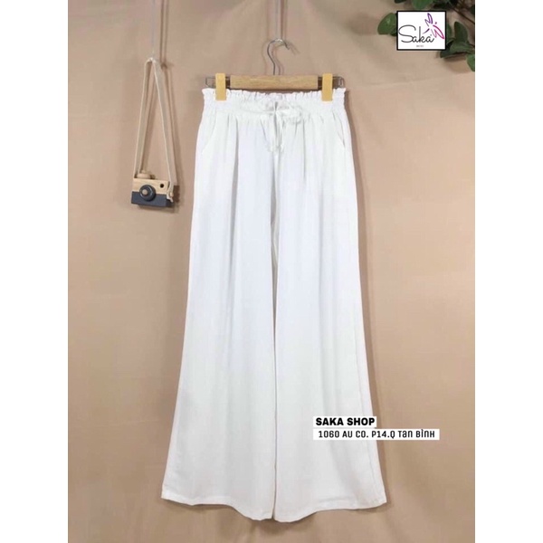 Quần suông lưng thun vải đẹp