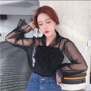 Áo lưới kèm áo 2 dây