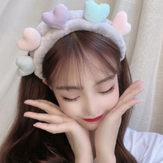 băng đô rửa mặt hình trái tim