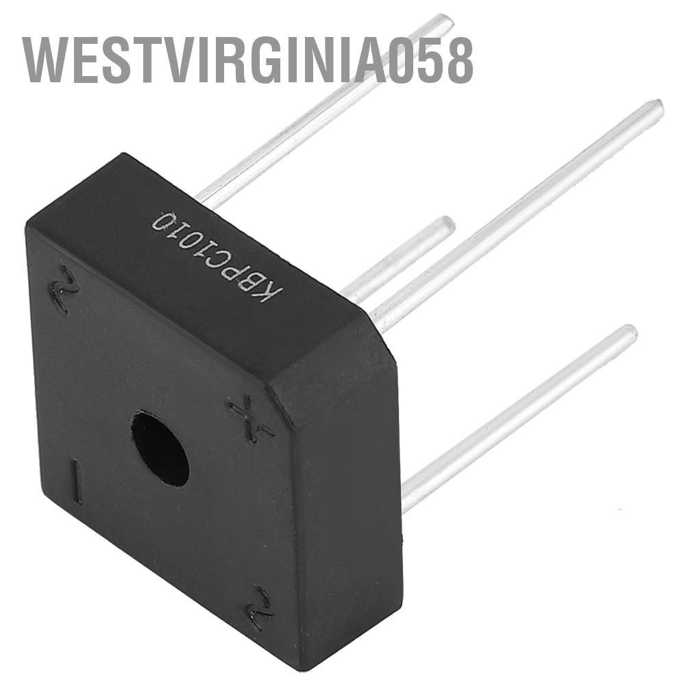 Hàng Hot Bộ chỉnh lưu cầu KBPC-1010 cho thiết bị gia dụng Mạch điện tử công nghiệp 10A 1000V Hàng giao ngayWestvirginia058