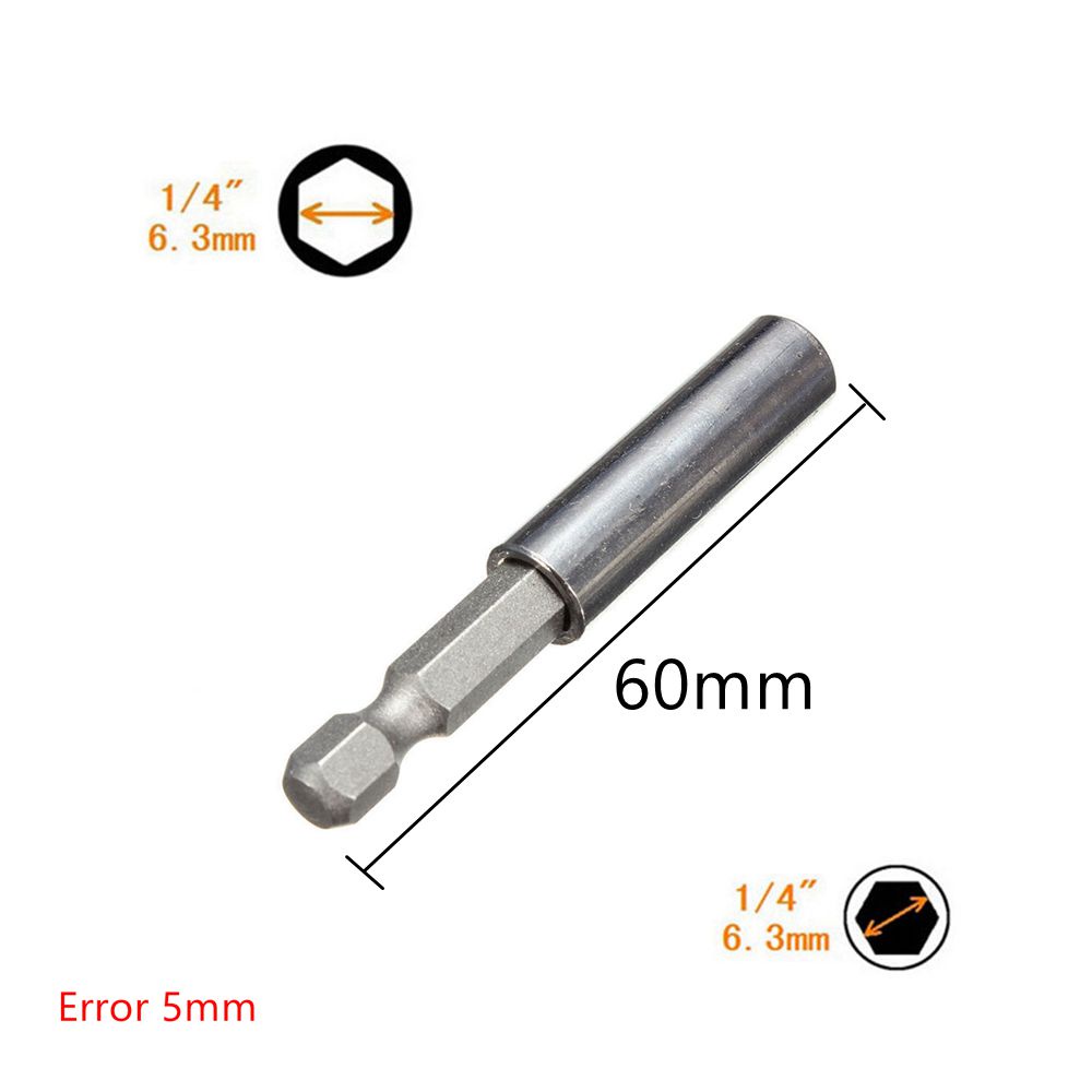 Giá Đỡ Mũi Khoan Từ Tính Hình Lục Giác 60mm 1 / 4 "