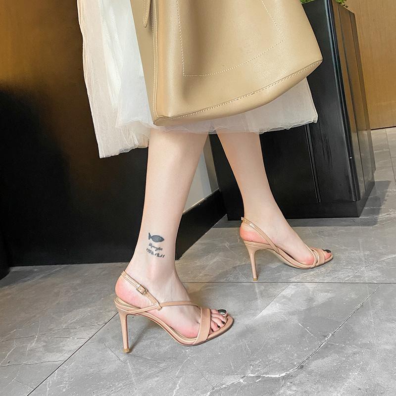 Sandal Gót Nhọn Cao 8Cm Sexy THS23