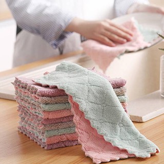 SÉT 10 KHĂN LAU TAY NHÀ BẾP SIÊU THẤM NƯỚC