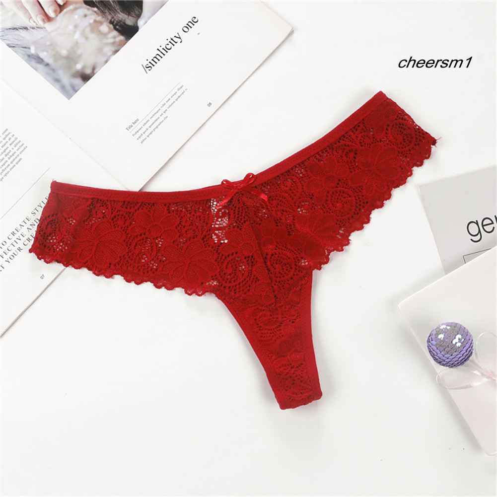 nội y bộ đồ lót Fashion Women Sexy Solid Color Elastic Ultrathin G-String Underwear Lace Thongs | BigBuy360 - bigbuy360.vn