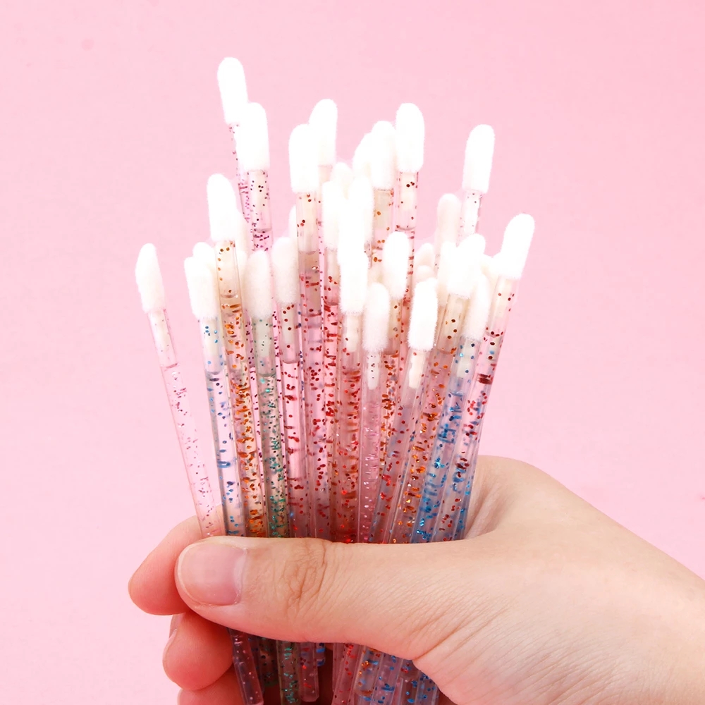 [Hàng mới về] Set 50 cọ chuốt mi sử dụng một lần chất lượng cao