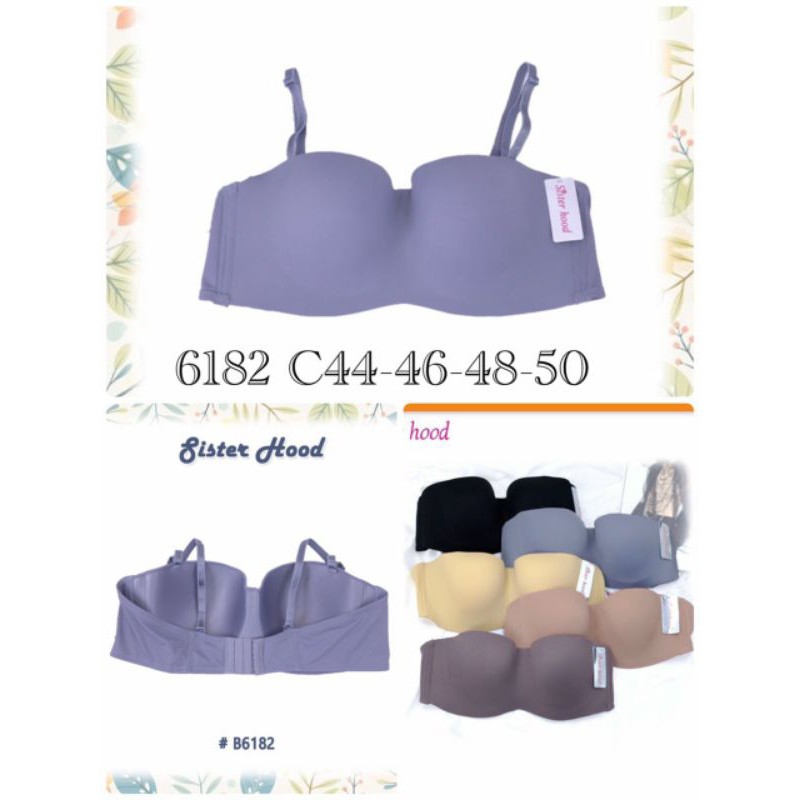 [Size 36-50] Áo ngực, áo lót cup ngang bigsize Thái Lan Sister Hood 6181 và 6182