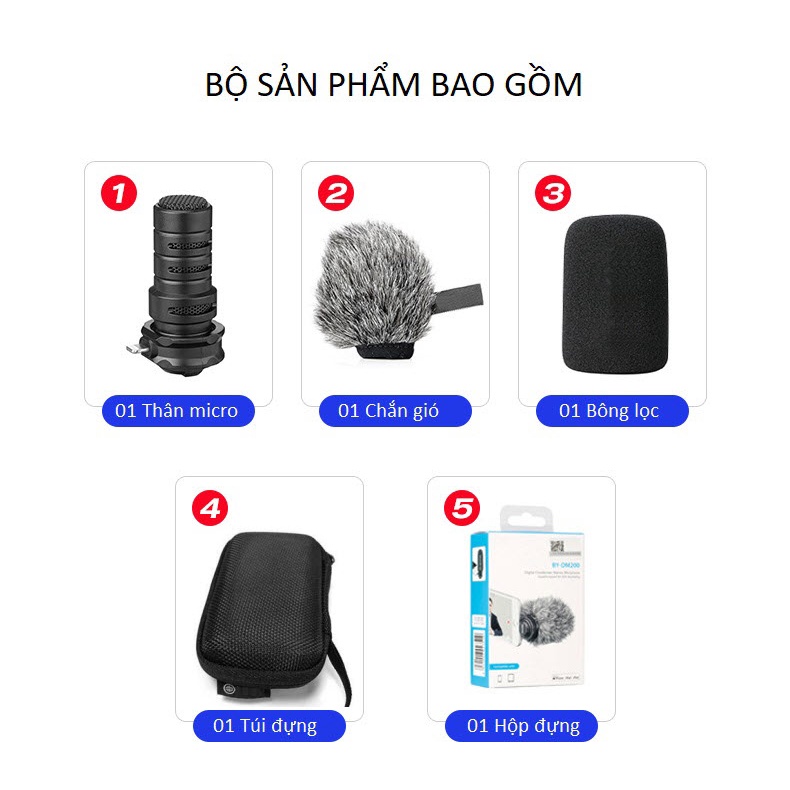 MIC THU ÂM BOYA BYDM100